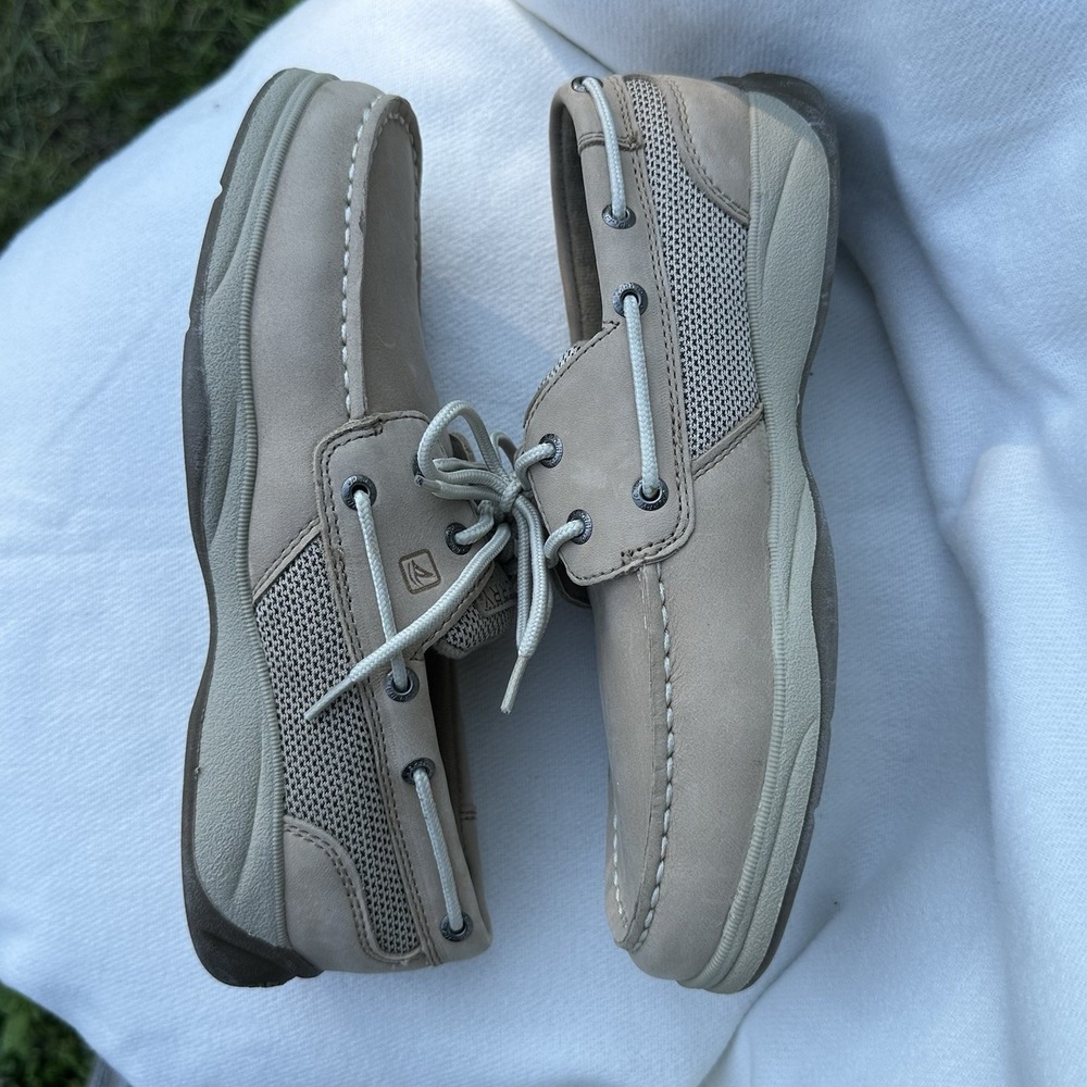 Sperry Top-Sider Intrepid Girls‎ Boat Shoes Tan Leather 5.5M YG45200A